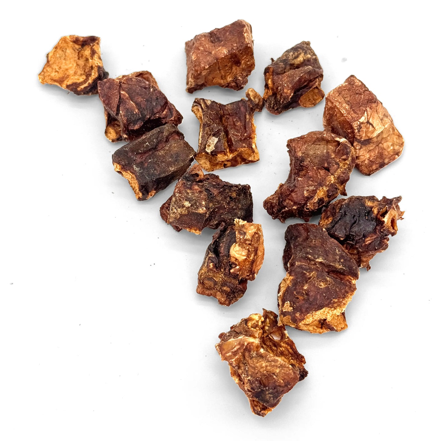 Rinderlunge in Würfeln